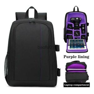 Camera bag accessories JINNUOLANG Multi-functional Backpacks For Men Women Stylish DSLR Camera Laptop Back Pack No.7466 7462 7466 7490 Nylon Bags HKD230817