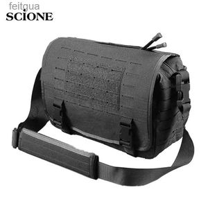 Accessoires de sac pour appareil photo Laser Molle sac d'ordinateur militaire militaire sacs tactiques sac à dos d'ordinateur messager Fanny ceinture épaule Camping Sports de plein air Pack XA92A YQ240204