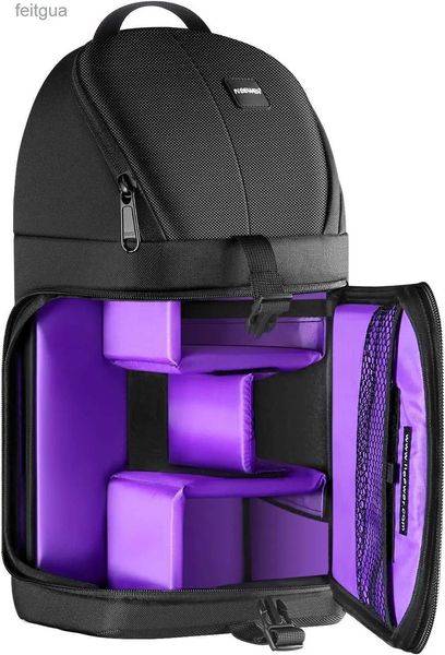 Accessoires de sac pour appareil photo Neewer sac de rangement à bandoulière professionnel Durable étanche et indéchirable étui à dos de transport noir pour DSLR YQ240204