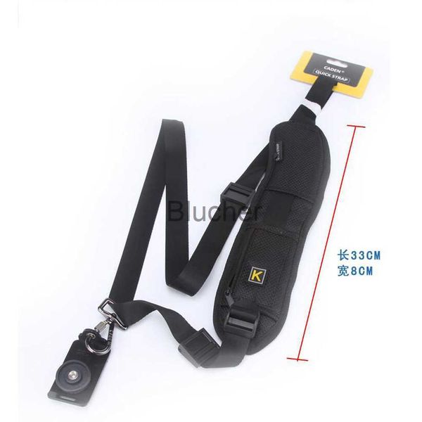 Accesorios para bolsa de cámara correa de eslinga de velocidad de transporte rápido para cámara Dslr 7D II D800 A77 5D Mark III 60D negro ajustable x0727