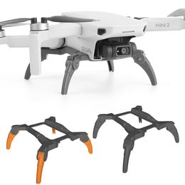Accesorios de bolsas de cámara ShockAbsorción Glemas de aterrizaje Piernas plegables Soporte protector para DJI Mini 2 Drone 230816