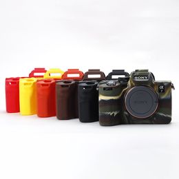 Accessoires de sac photo coque en Silicone coque de protection du corps sac photo sans miroir pour Sony A7 IV A7IV ILCE-7M4