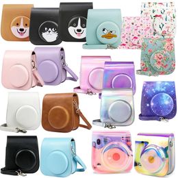 Camera bag accessories Sac pour appareil photo universel pour Fujifilm Instax Mini 11/9/8 accessoires pour appareil photo instantané sacs de protection avec bandoulière réglable 231114