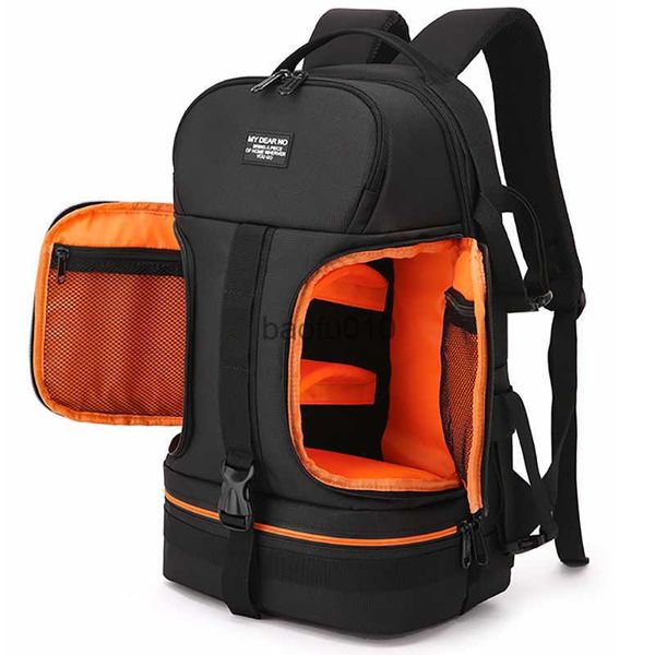 Accesorios de bolsas de cámara Video Improbando a los hombros de la cámara de la cámara W mochila del reflector Fit de 15.6 pulgadas Latptop Shock -improvisado trípode de trípode acolchado suave Bag HKD230817