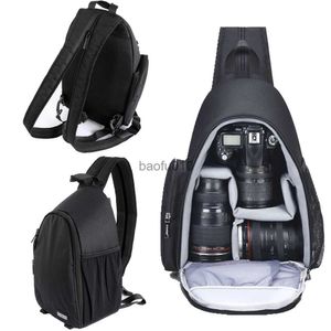 Camera bag accessories Waterproof DSLR Camera Bag Sling Case Photo Backpack for Nikon D3500 D7500 Canon EOS R10 R7 R RP R6 R5 A7 IV III II A9 A7R HKD230817