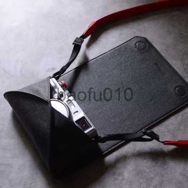 Accesorios de bolsas de cámara Foto de cuero impermeable Bolsa de cámara para Fuji Fujifilm X100F X100T X100S X100V X100 LX100M2 Dlux7 HKD230817 sin espejo Mirror