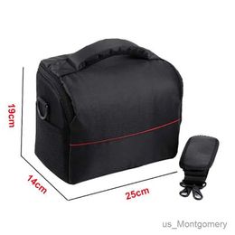 Accessoires de sacs d'appareil photo Sac à bandoulière en nylon étanche en nylon transport pour boîtier pour 77d 70d 80d 4000d 2000d 5d Mark III 60d 6d 7d Mark II 2 50D