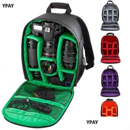 CAMERA BAG ACCESSOIRES Waterdichte SLR Backpack Digitale buitenmaak MTI-functie Schokbestendig voor Nikon Canon Lens Drop Levering Camera's P O DH1GR