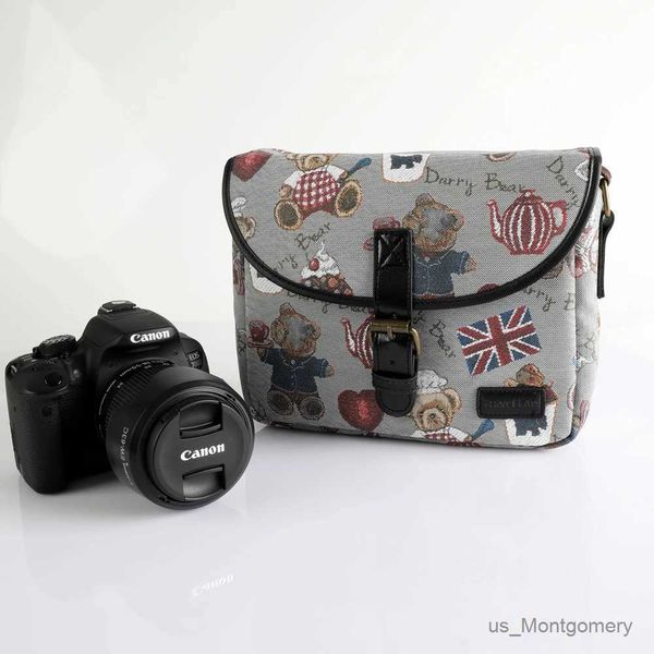 Caméra accessoires femme couverture photo pochette d'épaule sac photo pour boîtier canon nikon poche Panasonic pentax olympus fujifilm instax mini fleurs pu