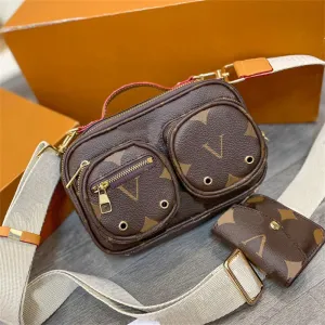 Luxe cameratas ontwerper schoudertas vrouw modieuze handtassen kleine mooie crossbody tassen zeven kleuren portemonnee met letter meerdere zakken portemonnee 238126d