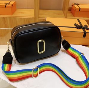 CAMERA TAG RASBOW SCHOUDER RANT FAP Tassen 2023 Flap Bag Takken koppeling Cossbody Mini Cute Patchwork Fashion Women Bags