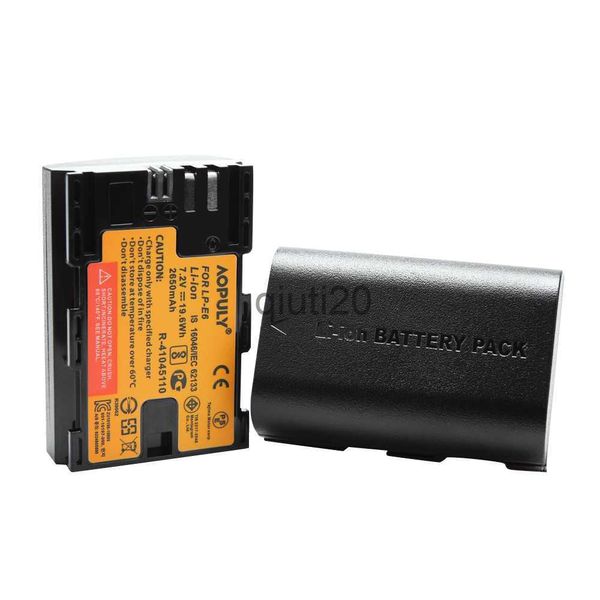 Baterías de cámara 2 uds LP-E6 2650mAh 7,2 V batería de cámara de repuesto Digital para 5D Mark II 2 III 3 6D 7D 60D 60Da 70D 80D DSLR 5DS x0731