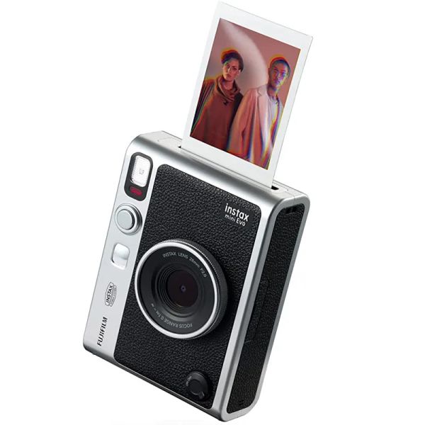 Appareil photo tout nouveau Fujifilm Instax Mini EVO Film instantané Rétro Caméra noir Bare Bare
