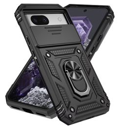 Cajones de cámara para Google Pixel 9 8 8 A Armor Pro Armor ONTHOCK Ventana deslizante Protección del teléfono Anillo