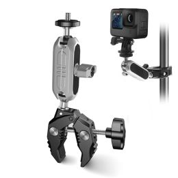 Camera klembevestig fietsgatchar -adapter met GoPro -adapter voor Sjcam Akaso Dji GoPro Hero 11/10/9/8/7 Insta360 One/X2/X3