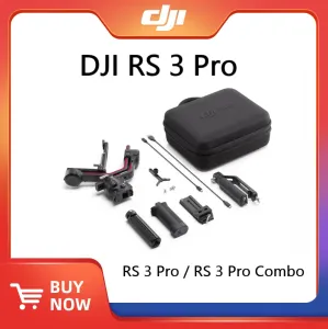 Camera DJI RS 3 Pro Gimbal con O3 Pro Transmission Automated Axis Locks 4.5 kg de carga útil probada.