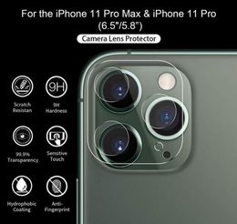 Película de la cámara de vidrio templado para iPhone 11 12 Pro Max Protector Samsung S20 Note 20 Ultra Screen Full Cover Clear con Retail Box2021