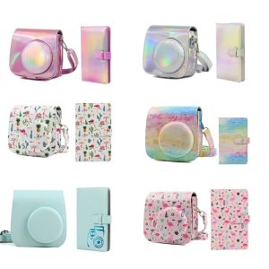 Appareil photo fujifilm instax mini 11 accessoires de caméra artiste peinture huile de peinture en cuir instantané caméra de caméra de caméra de protection de protection pochette