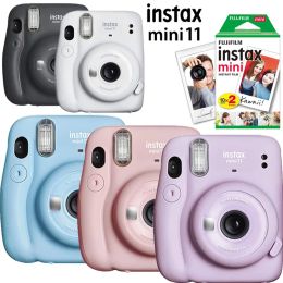 Camera Fujifilm Instax Mini 11 Caméra instantanée rose / bleu / gris / blanc / violet + 20 feuille Instax Mini Film White Film Photo Paper