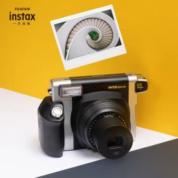 Caméra Fujifilm Instax large 300 caméra noir 5 pouces Paper Paper Blanc Edge Film Camera