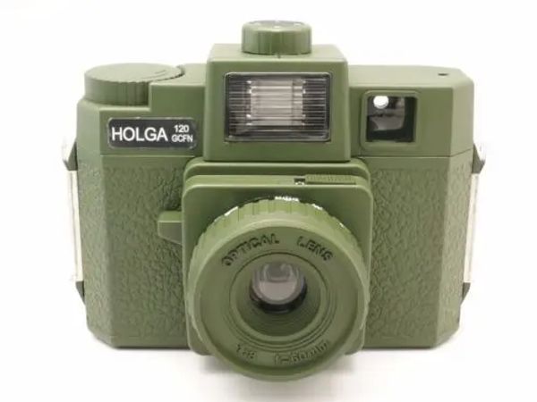 Camera Holga 120GCFN Military Green Medium Format Film Camera Glass Lens Lomo Brand New