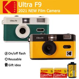 Camera Kodak 35mm filmcamera retro ultra f9 focus gratis herbruikbaar ingebouwde flash meerdere kleuren met filmpakket