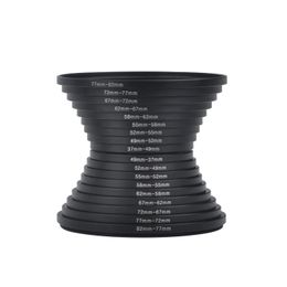 Cameralensfilter Step Up Down Ringadapter voor 37 mm 49 mm 52 mm 55 mm 58 mm 62 mm 67 mm 72 mm 77 mm 82 mm 231226