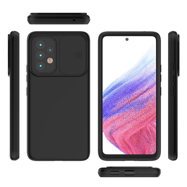 Lente de la cámara Cajones de teléfonos celulares Protector para Samsung A53 A33 A73 A22 A32 A03 Core A03 5G Armor híbrido PC TPU Tapa trasera Burk Tape B B