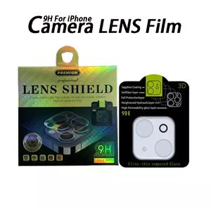 Camera Lens Protector Volledig deksel voor iPhone 14 Pro Max 11 12 13 Mini Camera Tempered Glass Screen Protection Film met retailpakket