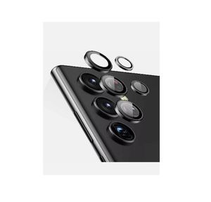 Cameralens gehard glazen beschermer voor Samsung Galaxy S23 Plus S22 Ultra Silk Black Mobile Phone Films Premium camerafilm met 9180857