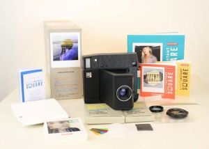 Caméra lomography lomo instant carré combo noir caméra instantanée + film carré gratuit