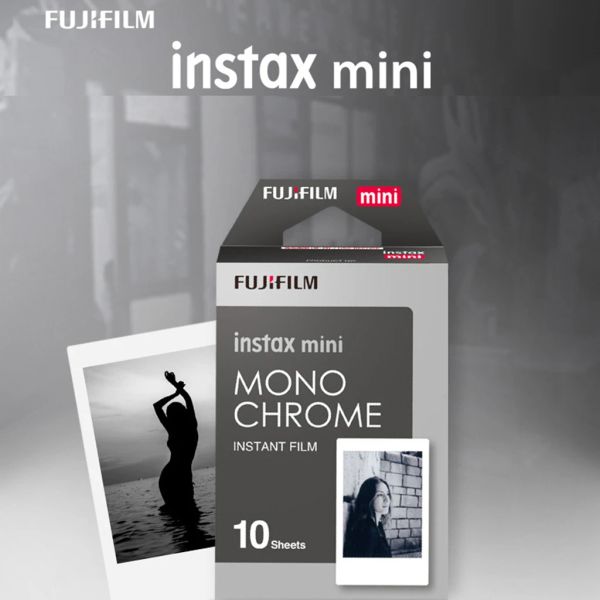 Cámara Nuevo 1060 Hojas Fujifilm Fuji Instax Mini 8 9 Películas monocromáticas en blanco y negro para Instant Mini 8 9 11 7s 25 Camera Papel fotográfico