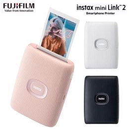 Appareil photo original Fujifilm Instax Mini Link 2 Imprimantes INSTRIGNE INSTRIME IMPRIMES PHOTO (Film White Instax MINI WHITE FACHIPE INFORMATION