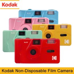Caméra Kodak Film Camera M35 Vintage Retro Retro 35 mm Roll Flash Réutilisable MANUEL ET REBINAT VTG MINI CAMERIE MULTICOLOR
