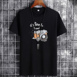 Camera Print Designer Mens T Shirts Loose T-mode man Katoen Casual Shirt Luxe Kleding Straat Shorts Mouw Vrouwen T-shirts Oversized Streetwear T-shirts M-6XL