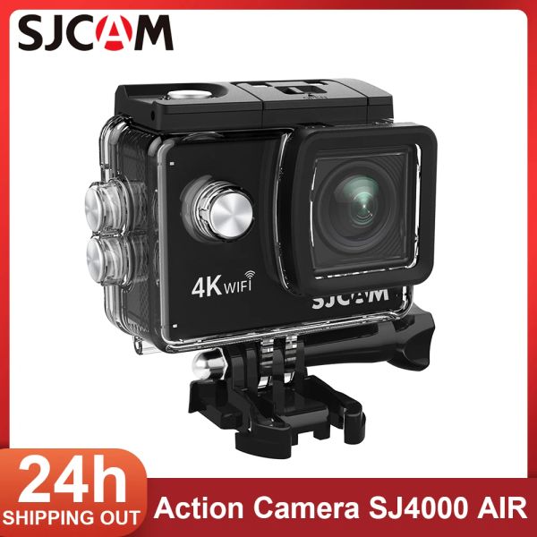 Camera SJCAM SJ4000 Air Action Caméra Caméra Bicycle de moto Casque Antifroping Anticheproping HD Sports Video Action Caméras