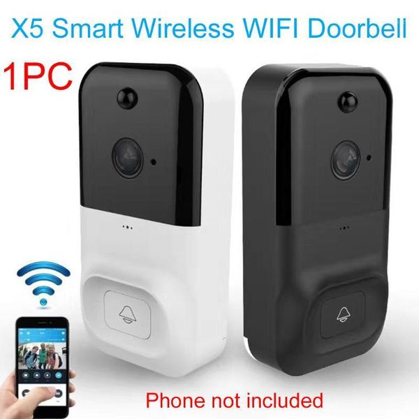 Camera Smart Home inalámbrico Wifi Video Dimensor ABS Visión nocturna Pir Motion Detection Security Anti-theft 1080p HD en tiempo real1