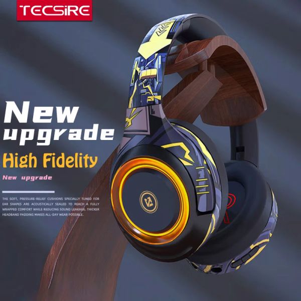 Camera TecSire A2 Bluetooth Headphone Wireless Headset sur l'oreille Microphone détachable de Bass High Fidelity Microphone