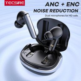 Caméra Tecsire P60 Bluetooth écouteur sans fil écouteurs Anc Enc suppression du bruit Hifi basse stéréo double Microphone résistance à l'eau