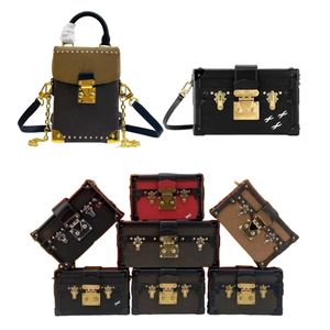 Camera Trunk Box Bag Nieuwe Petite Messenger Bag Fashion Designer pochette dames lederen schoudertas S Lock Handtas East West Bag