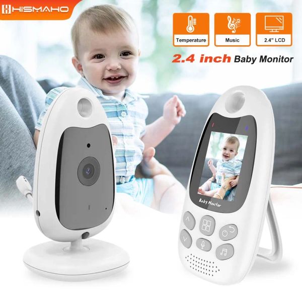 Appareil photo VB610 Baby Monitor Indoor Wireless 2.4 '' Affichage Sécurité Écran de protection de la sécurité Caméra bidirectionnelle