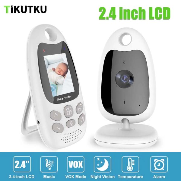 Appareil photo VB610 Baby Monitor Protection de sécurité sans fil intérieur 2,4 '' Écran d'affichage bidirectionnel