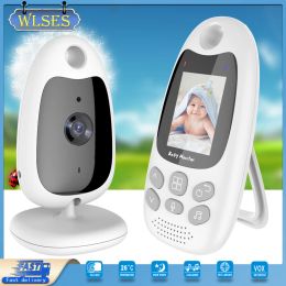 Cámara VB610 Wireless LCD Audio Video Baby Monitor 2.0 pulgadas Nanny Music Intercom IR 24H Portable Baby Camera Baby Walkie Talkie Babysit