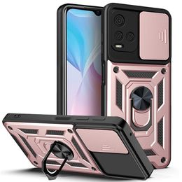 Camera Venster Gevallen Voor Samsung Galaxy S23 FE S22 A24 A23 A14 A54 A13 A33 A53 A32 A12 Ultra plus 4G 5G Kickstand Telefoon Case Cover