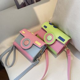 Camera damestas lente/zomer geavanceerde veelzijdig ontwerp handheld mini lipstick tas crossbody tas