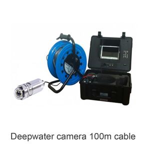 Caméras 100M-500M câble caméra de Surveillance sous-marine pour l'inspection des puits en eau profonde étanche IP68 enregistreur vidéo SystemIP IP