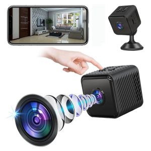 Caméras 1080p hd mini caméra wifi smart de protection de sécurité à domicile caméscope vision nocturne professionnelle détection de mouvement portable