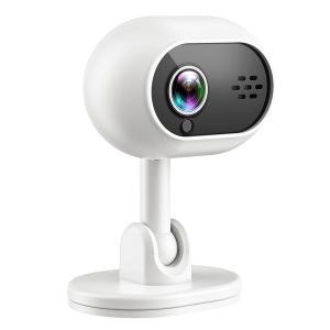 Caméras 1080p Caméra de sécurité intérieure Détection de mouvement de mouvement WiFi Sécurité Caméra 2way Sirène audio pour bébé Monitor