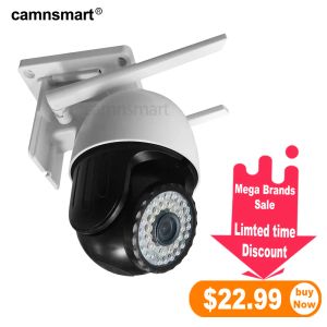 Camera's 1080p Outdoor Camera Wireless WiFi Ptz Dome Video Surveillance Smart Home Beveiligingsbeveiliging 4x Digitale Zoom YCC365Plus