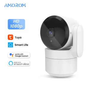 Cameras 1080p Tuya INDOOR WiFi IP Camera Wireless Night Vision AI Détection bidirectionnelle Support de caméra IP de surveillance audio Support Google Alexa